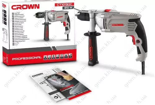 Фото 1- Дрель ударная Crown CT10130C