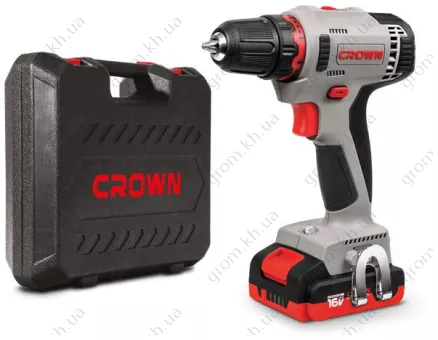 Фото 1- Шуруповерт акумуляторний Crown CT21082H-2 BMC