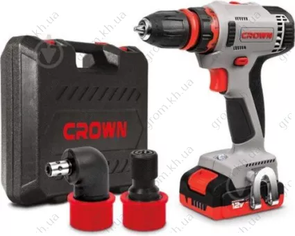 Фото 1- Шуруповерт аккумуляторный Crown CT21081HQ-2 BMC