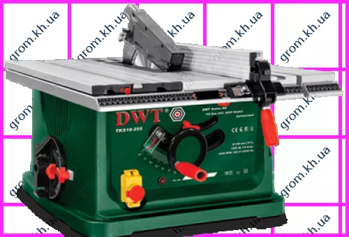 Фото 1- Настільна пила DWT TKS18-255