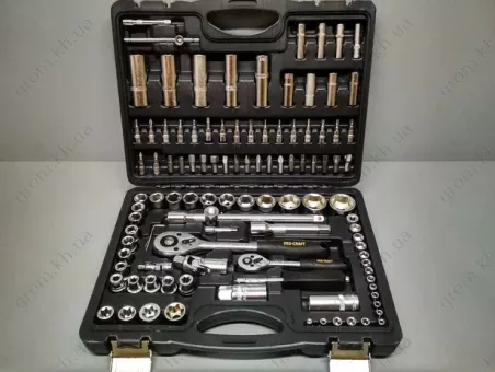 Фото 1- Набор ручного инструмента Procraft WS-108 (108 предметов)