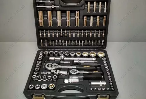 Фото 1- Набор ручного инструмента Procraft WS-108 (108 предметов)