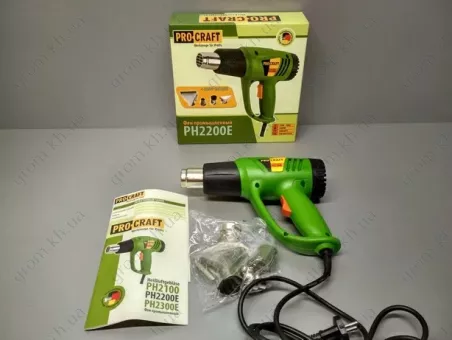 Фото 1- Фен промышленный Procraft PH-2200E