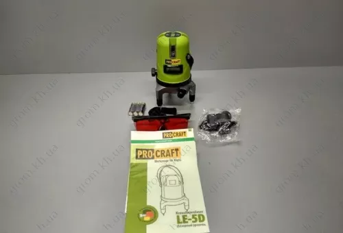 Фото 1- Лазерный уровень Procraft LE-5D (с красным диодом)