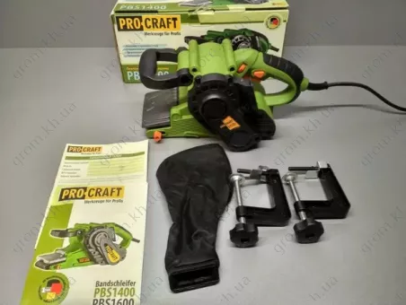 Фото 1- Ленточная шлифмашина Procraft PBS-1400