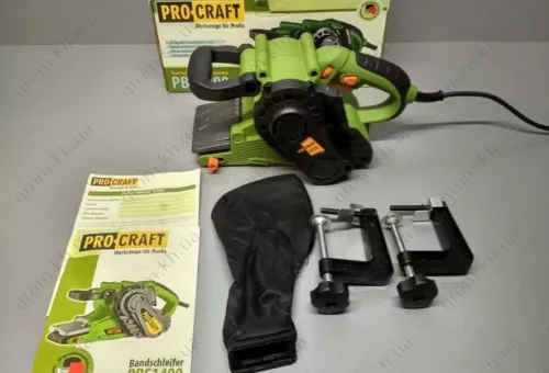 Фото 1- Стрічкова шліфувальна машина Procraft PBS-1400