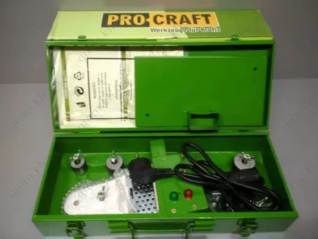 Фото 1- Паяльник для пластиковых труб Procraft PL-1400