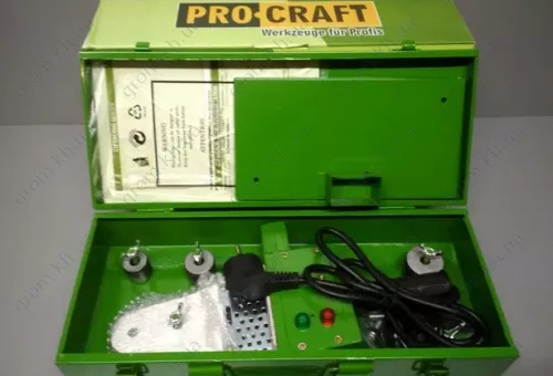 Фото 1- Паяльник для пластиковых труб Procraft PL-1400