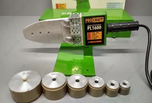 Фото 1- Паяльник для пластикових труб Procraft PL-1600