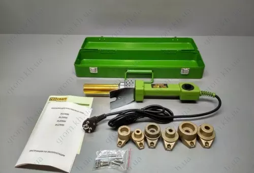 Фото 1- Паяльник для пластиковых труб Procraft PL-2000