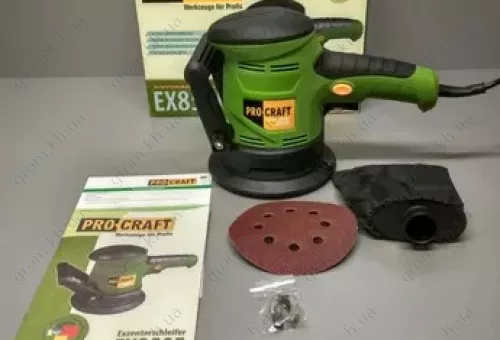 Фото 1- Ексцентрикова шліфувальна машина Procraft EX-850E