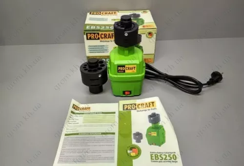Фото 1- Заточення для свердлів Procraft EBS-250 (дві голови)