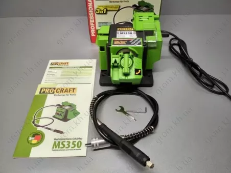 Фото 1- Заточення універсальне Procraft MS350 (з гнучким валом)