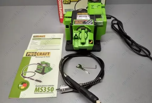 Фото 1- Заточення універсальне Procraft MS350 (з гнучким валом)