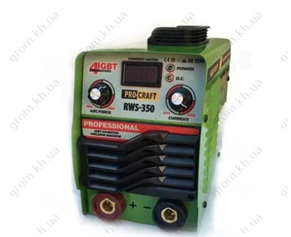 Фото 1- Зварювальний інвертор Procraft RWS-350 (форсаж дуги)
