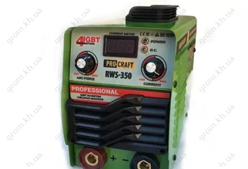 Фото 1- Сварочный инвертор Procraft RWS-350 (форсаж дуги)