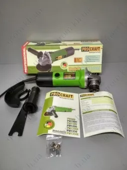 Фото 1- Машина угловая шлифовальная Procraft PW-1350E 125 мм