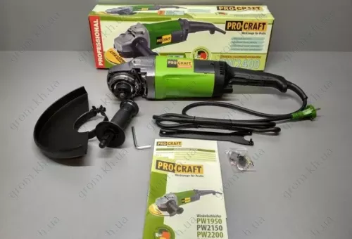 Фото 1- Машина угловая шлифовальная Procraft PW-2400 230 мм