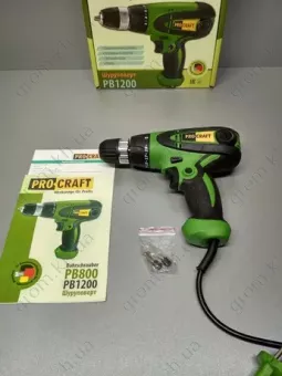 Фото 1- Шуруповерт мережевий Procraft PB-1200