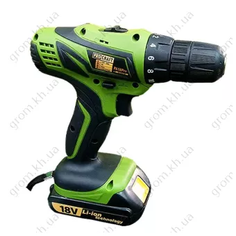 Фото 1- Шуруповерт аккумуляторный Procraft РА-18 PRO с DFR патроном