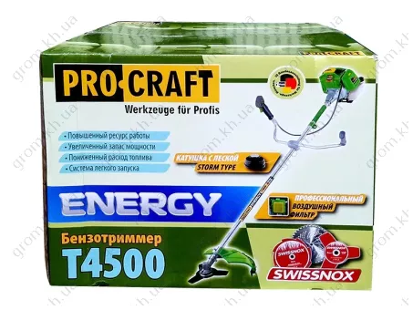 Фото 1- Бензокоса Procraft T4500 New