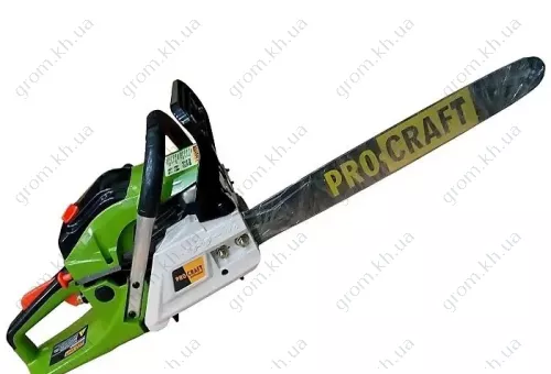 Фото 1- Бензопила Procraft GS-52T (1 шина 1 цепь 45)