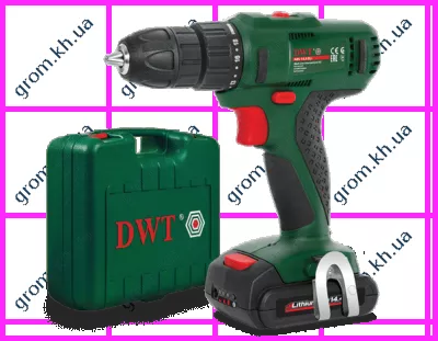 Фото 1- Аккумуляторный шуруповерт DWT ABS-14,4 Bli-2 BMC