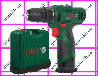 Фото 1- Акумуляторний шуруповерт DWT ABS-12 СLi-2 BMC