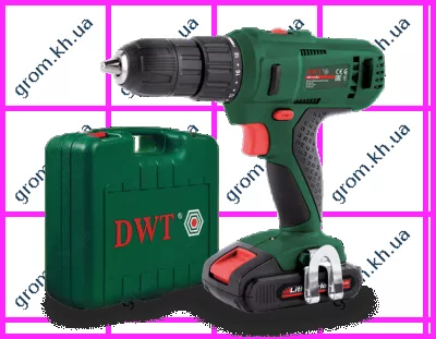 Фото 1- Акумуляторний шуруповерт DWT ABS-18 Bli-2 BMC