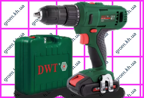 Фото 1- Аккумуляторный шуруповерт DWT ABS-18 Bli-2 BMC
