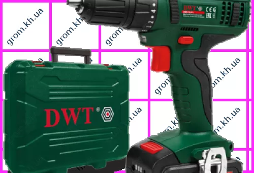 Фото 1- Акумуляторний шуруповерт DWT ABS-14 L-2 BMC