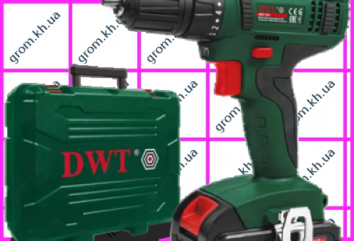 Фото 1- Аккумуляторный шуруповерт DWT ABS-18 L-2 BMC