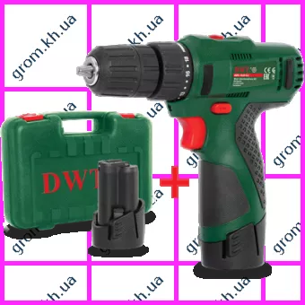Фото 1- Акумуляторний шуруповерт DWT ABS-10,8 СLi-2 BMC