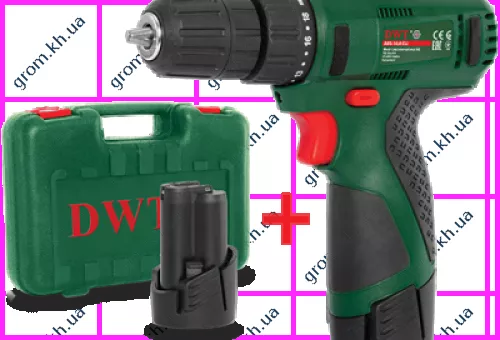 Фото 1- Акумуляторний шуруповерт DWT ABS-10,8 СLi-2 BMC