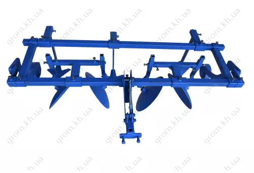 Фото 1- Окучник дисковий 2-х рядний (з плоскорізами)