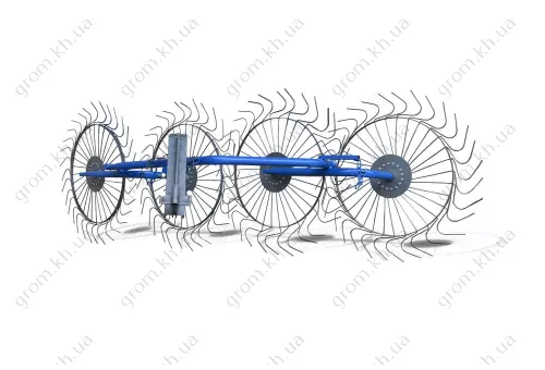 Фото 1- Граблі - ворошилки 4-х колісні AGROLUXE
