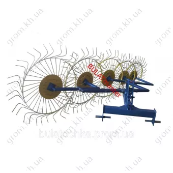 Фото 1- Граблі - ворошилки 5-ти колісні тракторні AMG