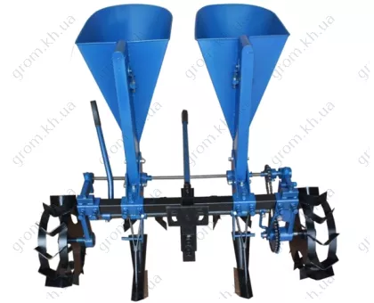 Фото 1- Сеялка для чеснока 2-х рядная