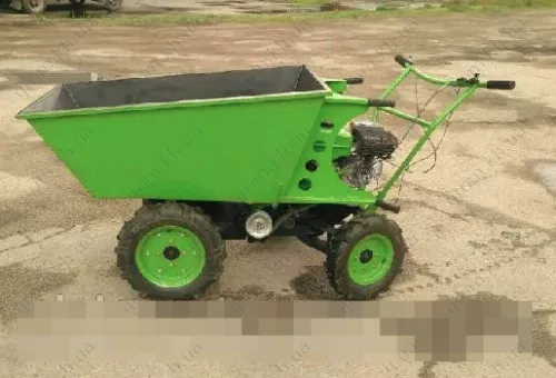 Фото 1- Мототачка з бензиновим двигуном 7 л. (самосвальна)