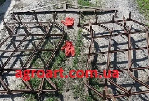 Фото 1- Борона активная (1М Х 1,2М + двойная сцепка)