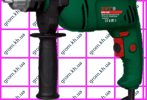 Фото 1- Ударная дрель DWT SBM-500