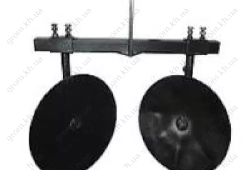 Фото 1- Дисковый окучник усиленный на двойной сцепке Ø420