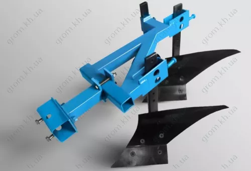 Фото 1- Двокорпусний плуг для мотоблоку та культиватора.