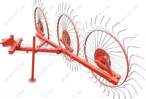 Фото 1- Граблі ворошилки (Сонечко) для міні-трактора