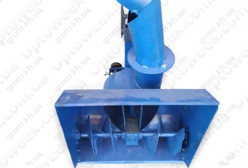 Фото 1- Шнек для уборки снега и зерна под ВОМ (вал отбора мощности), захват 52 см