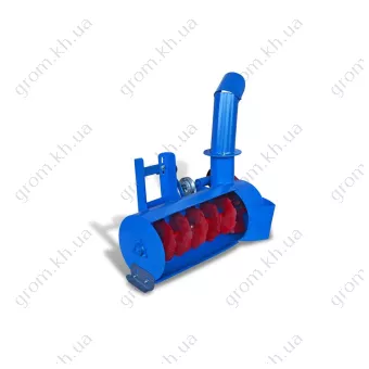 Фото 1- Шнек під ремінний мотоблок для збирання снігу та зерна, захоплення 56 см