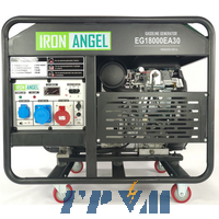 Генератор Iron Angel EG18000EA30 + блок автоматики в подарок