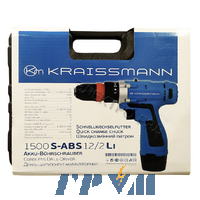 Шуруповерт акумуляторний Kraissmann 1500 S-ABS 12/2 Li