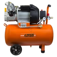 Компрессор GRAD V 2.5кВт 435л/мин 8бар 50л (2 крана)