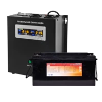 Комплект резервного живлення LogicPower ДБЖ W2000VA + літієва (LifePo4) батарея 2600W